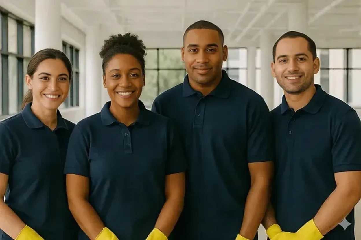 Equipe da Empresa Limpeza